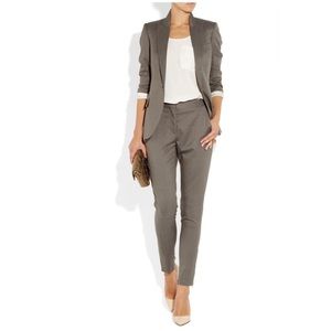 Stella McCartney “Vivian” Zippered Ankle Trouser